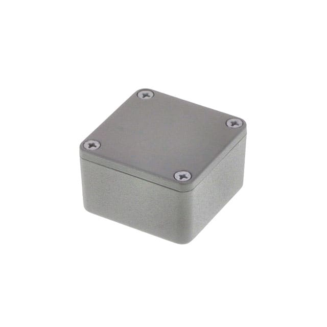1590LBGY BOX ALUM GRAY 1.988"L X 1.988"W