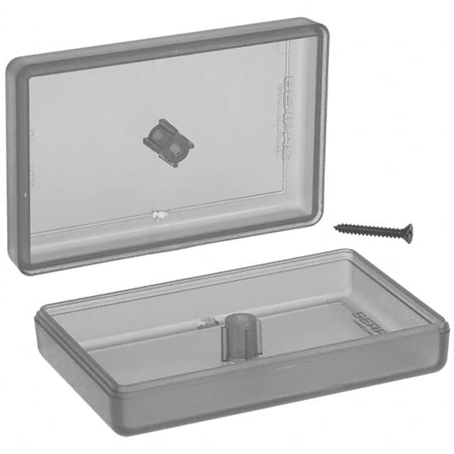 C4,TRGY BOX ABS TRN GRY 2.130"L X 1.38"W
