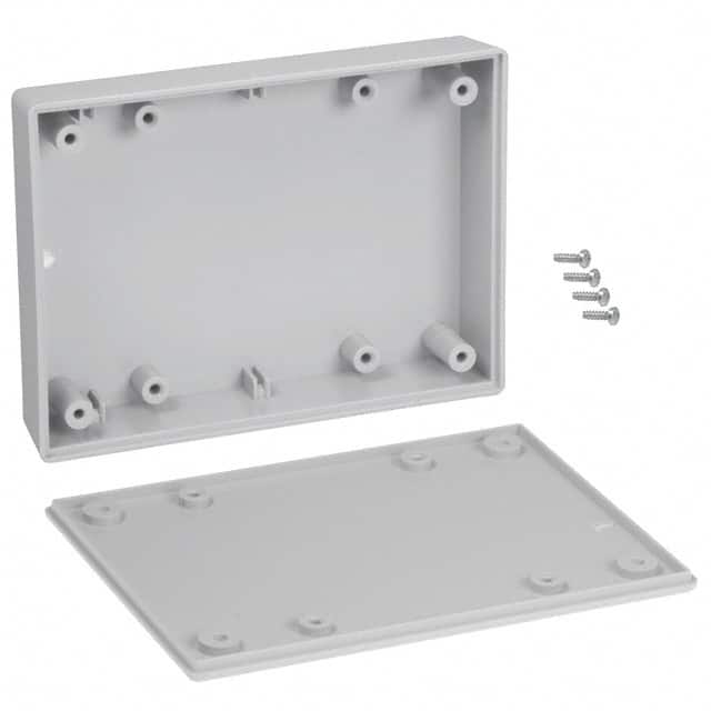 031I,GY BOX ABS GRAY 4.380"L X 3.250"W