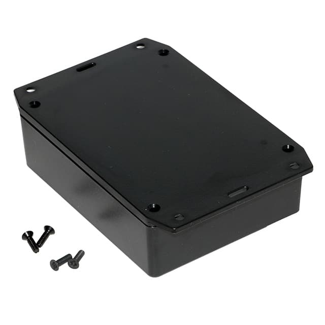 1591XXGFLBK BOX ABS BLACK 4.821"L X 3.776"W