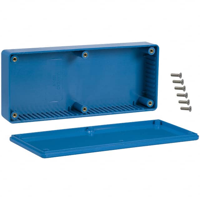 1591HBU BOX ABS BLUE 6.524"L X 2.787"W