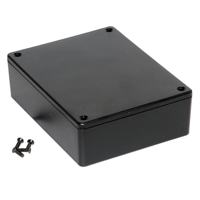 1591XXGBK BOX ABS BLACK 4.821"L X 3.776"W