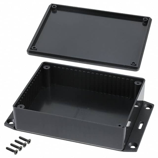 1591GF2SBK BOX PLAS BLK 4.735"L X 3.685"W