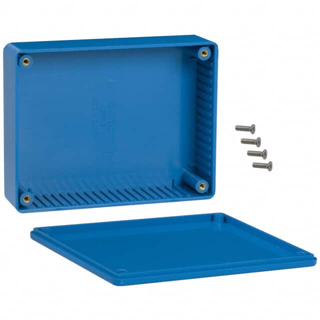 1591GBU BOX ABS BLUE 4.744"L X 3.685"W
