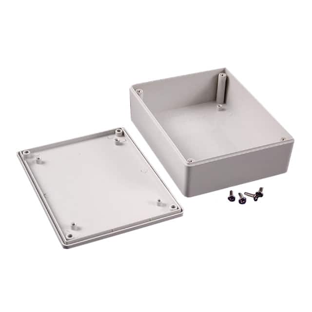1591XXGGY BOX ABS GRAY 4.821"L X 3.776"W