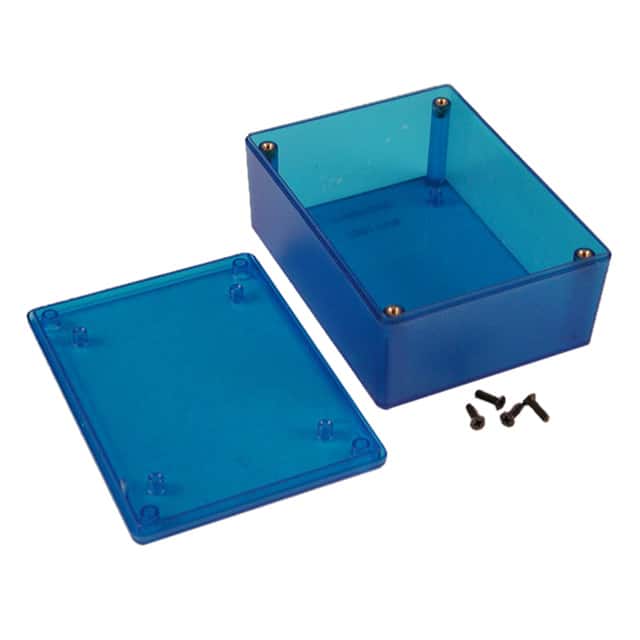 1591XXSTBU BOX ABS TRN BLUE 4.43"L X 3.33"W