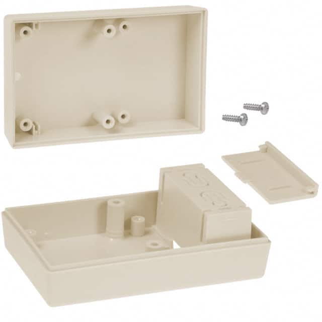 221I,AL BOX ABS ALMOND 4.100"L X 2.600"W