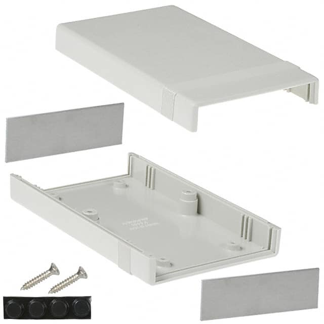 1598ASGY BOX ABS GRAY 6.161"L X 3.677"W