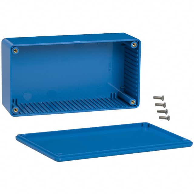 1591DBU BOX ABS BLUE 5.906"L X 3.150"W