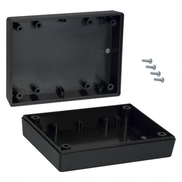 131,BK BOX ABS BLACK 4.380"L X 3.250"W