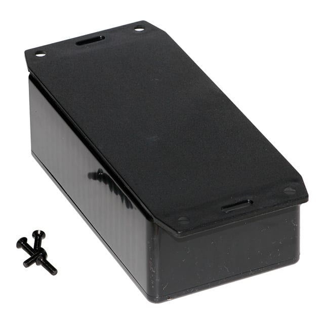 1591CF2BK BOX ABS BLACK 4.724"L X 2.559"W