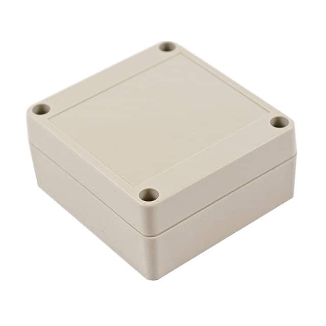 RP1055 BOX ABS GRAY 3.410"L X 3.210"W