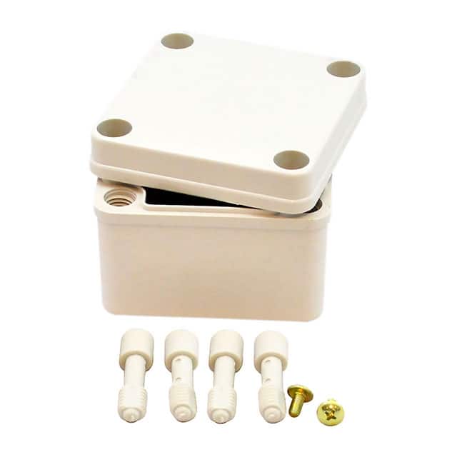 PTS-25302 BOX PLAS GRAY 3.150"L X 3.150"W