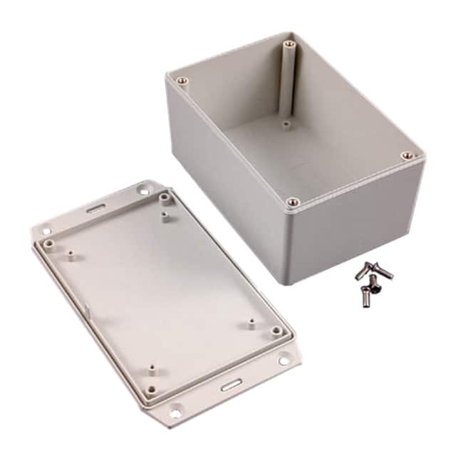 1591XXTFLGY BOX ABS GRAY 4.853"L X 3.278"W