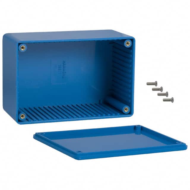 1591TBU BOX ABS BLUE 4.724"L X 3.157"W