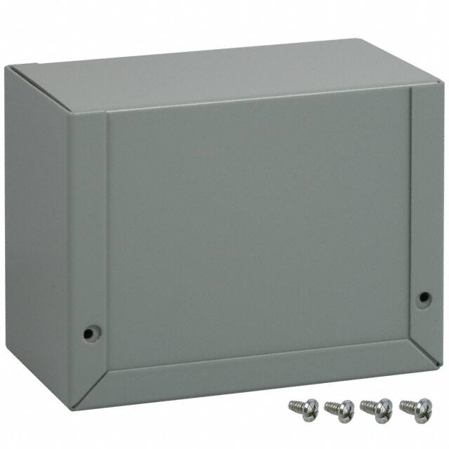 1411F BOX ALUM GRAY 4"L X 2.300"W