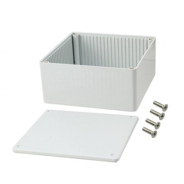 1591UGY BOX ABS GRAY 4.724"L X 4.724"W