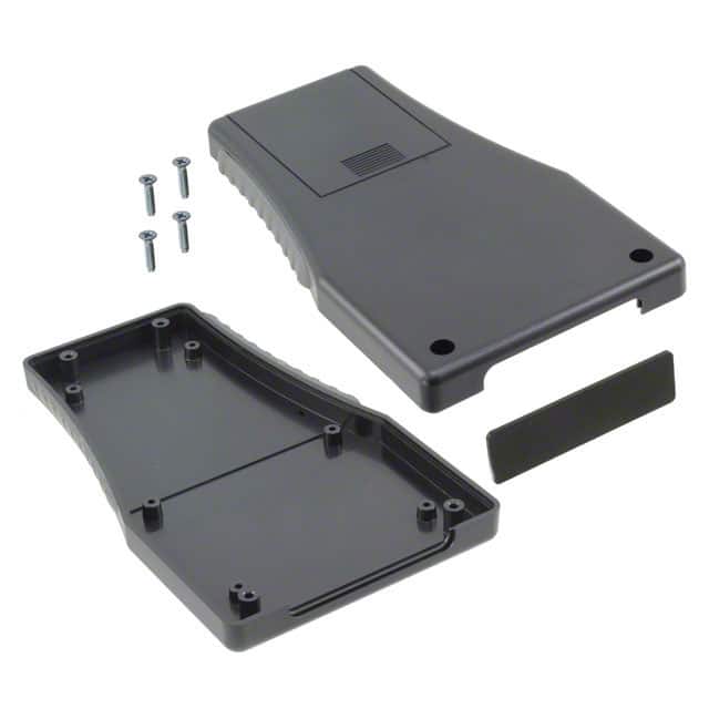HH-3510-BCB BOX ABS BLACK 6.299"L X 3.701"W