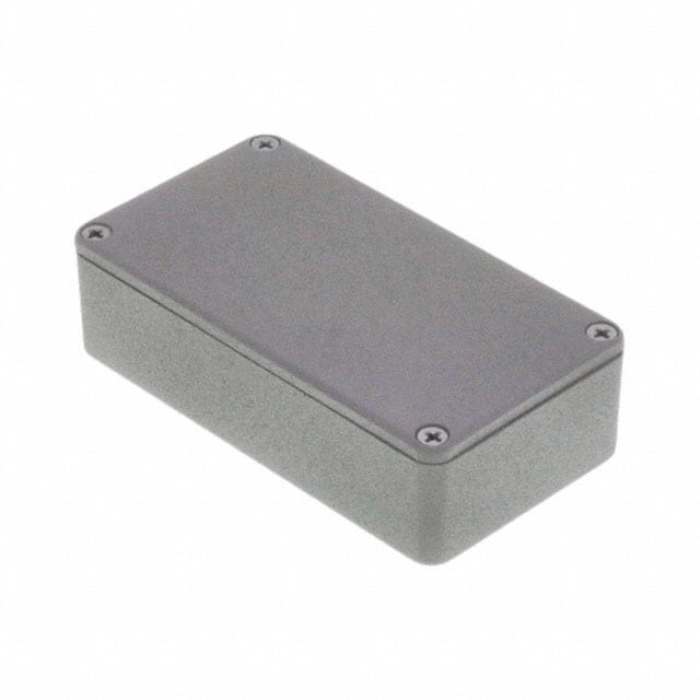 1590BGY BOX ALUM GRAY 4.409"L X 2.382"W