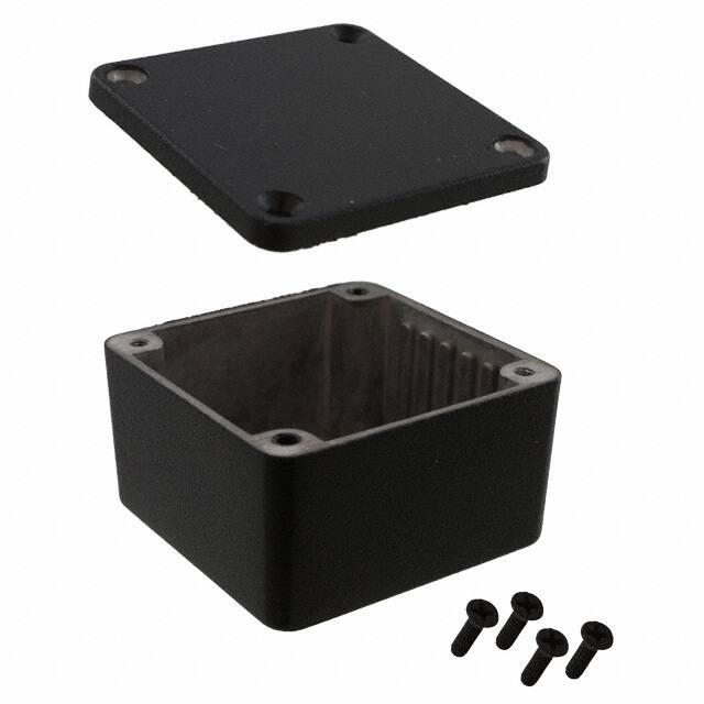 1590MMBK BOX ALUM BLACK 1.970"L X 1.970"W