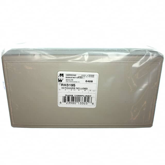 RH3195 BOX ABS GRAY 7.480"L X 4.016"W