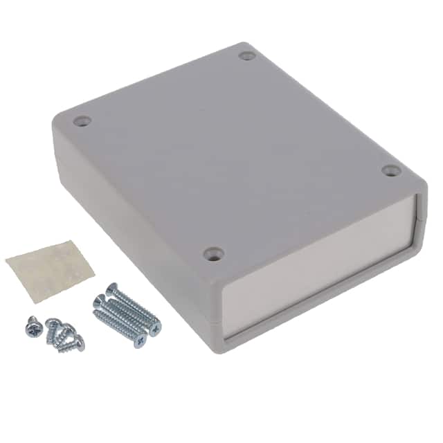 1593BBALGY BOX ABS GRAY 3.750"L X 3.040"W