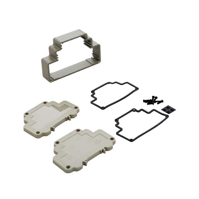 DMX-4776-G BOX ALUM GRAY 3.871"L X 1.079"W