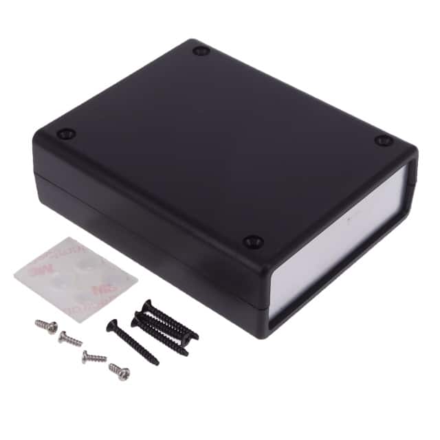 1593BBALBK BOX ABS BLACK 3.750"L X 3.040"W