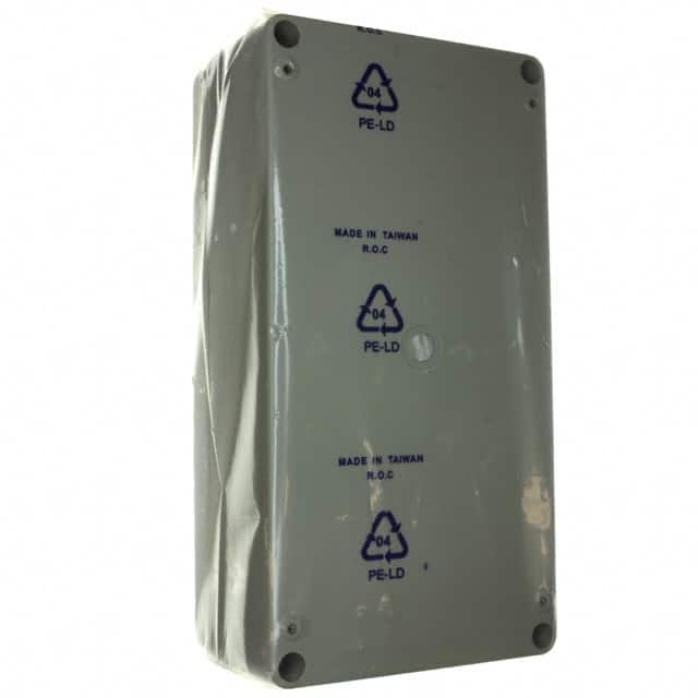 RP1175 BOX ABS GRAY 6.535"L X 3.390"W