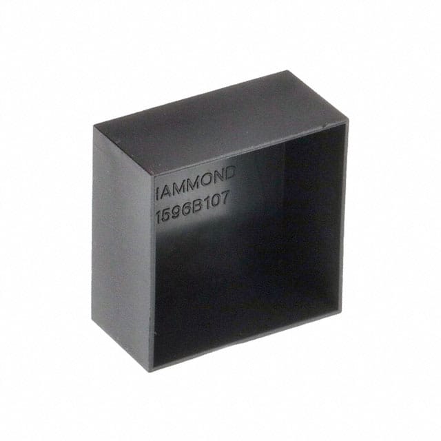 1596B107-10 BOX ABS BLK 1.575"LX1.575"W 1=10