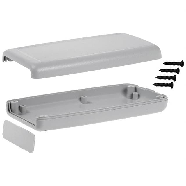 H65,GY BOX ABS GRAY 4.940"L X 2.750"W