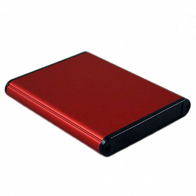 1455A802RD BOX ALUM RED 3.189"L X 2.756"W