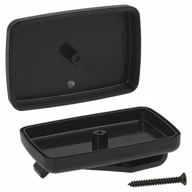 CH4PC,BK BOX ABS BLACK 2.265"L X 1.515"W