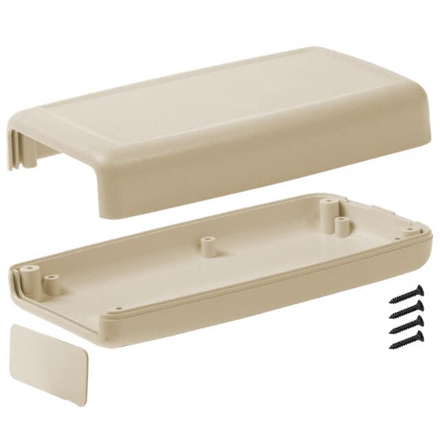 H67,AL BOX ABS ALMOND 4.940"L X 2.750"W