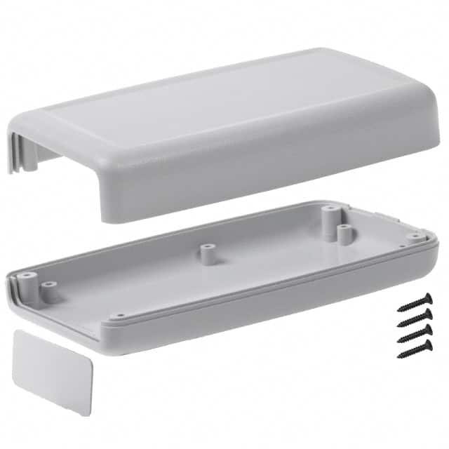 H67,GY BOX ABS GRAY 4.940"L X 2.750"W