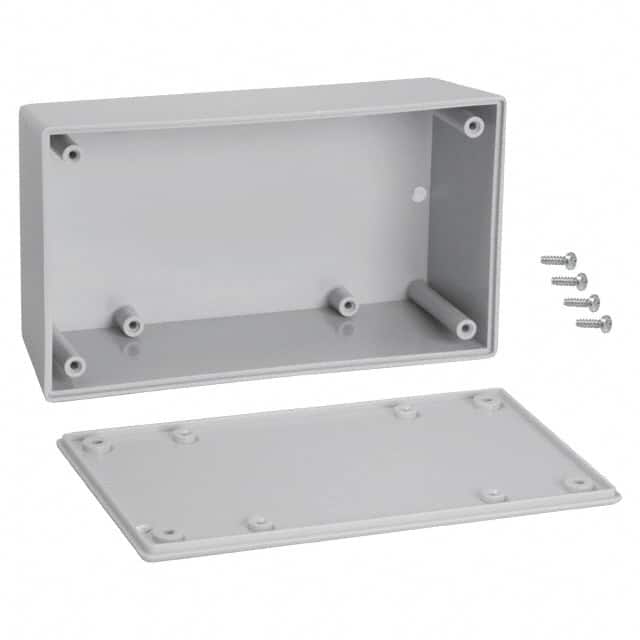 053,GY BOX ABS GRAY 5.620"L X 3.250"W