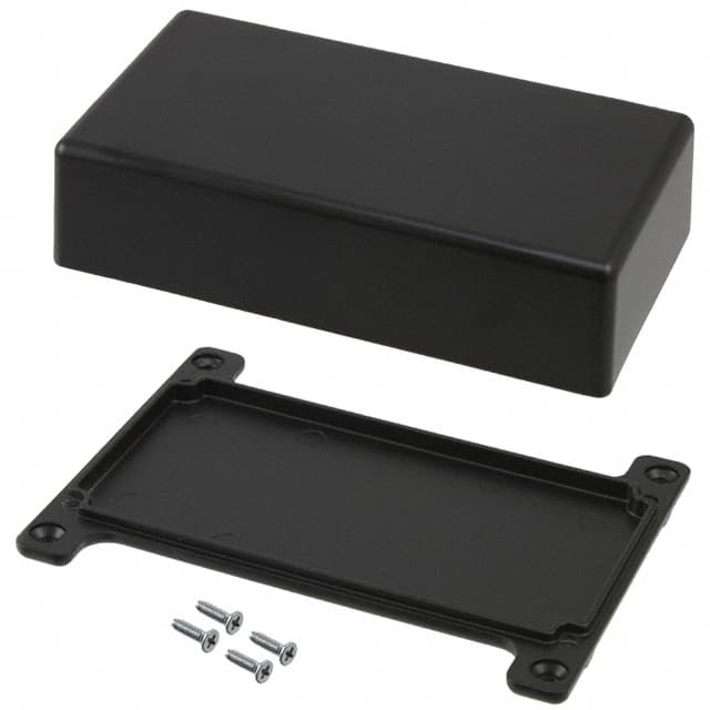CU-5124-B BOX ALUM BLACK 4.375"L X 2.375"W