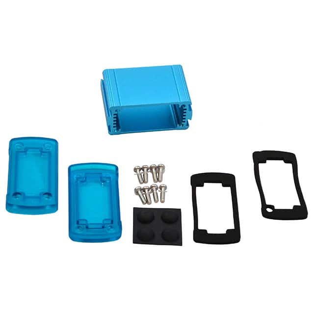 EXN-23350-BLP BOX ALUM BLU/TRN BLU 1.9"LX2.7"W