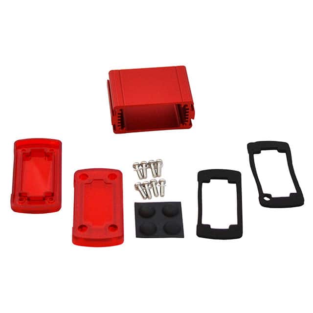 EXN-23350-RDP BOX ALUM IR RED/RED 1.93"LX2.7"W