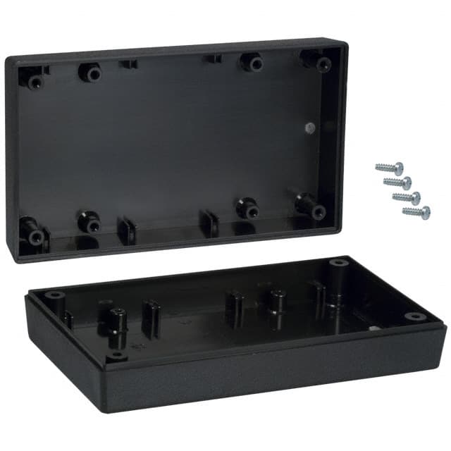 151I,BK BOX ABS BLACK 5.620"L X 3.250"W