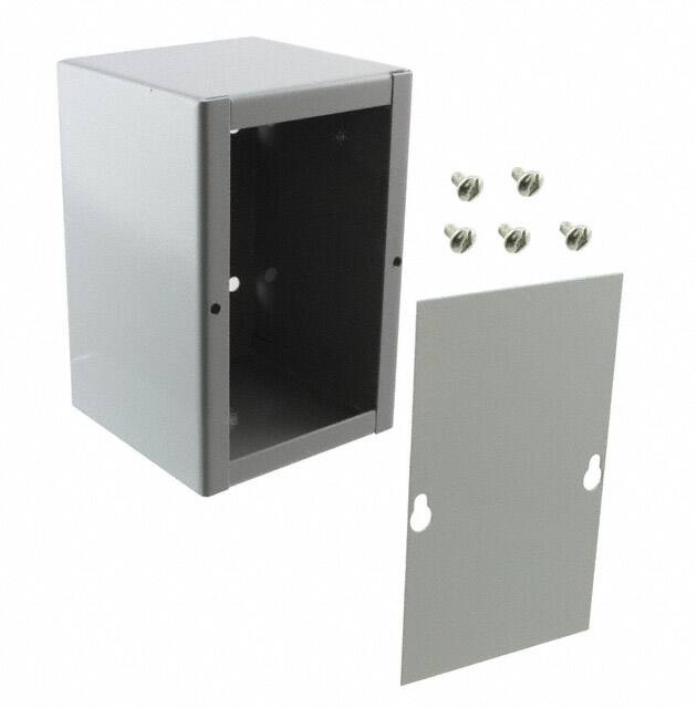 JB-3953 BOX STEEL GRAY 4"L X 4"W