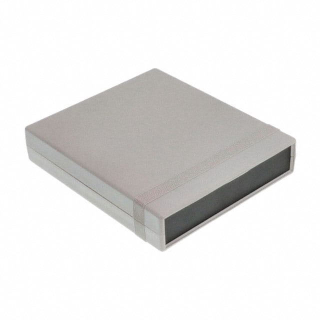 1598BBSGYPBK BOX ABS BLK/GRAY 7.05"L X 6.08"W