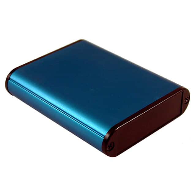 1455B802BU BOX ALUM BLUE 3.189"L X 2.824"W