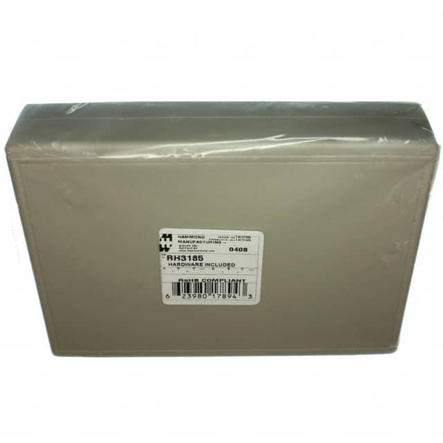 RH3185 BOX ABS GRAY 7.283"L X 5.315"W