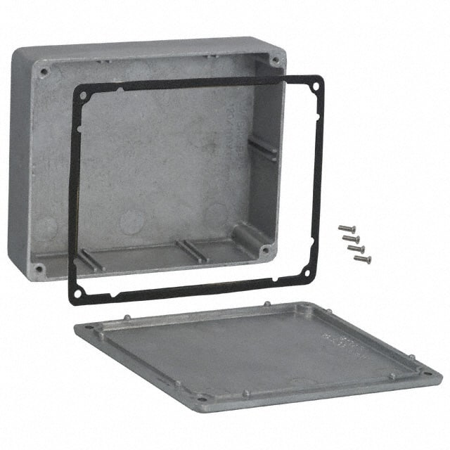 CN-5706 BOX ALUM NAT 4.732"L X 3.952"W
