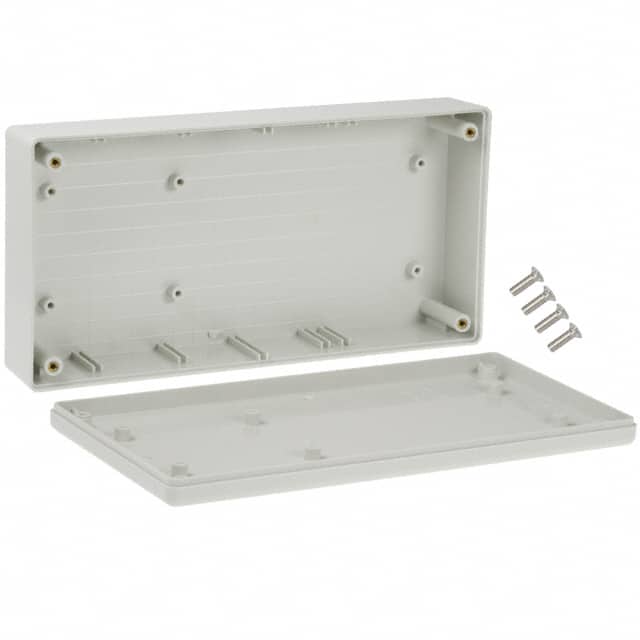 1599HGY BOX ABS GRAY 8.661"L X 4.331"W