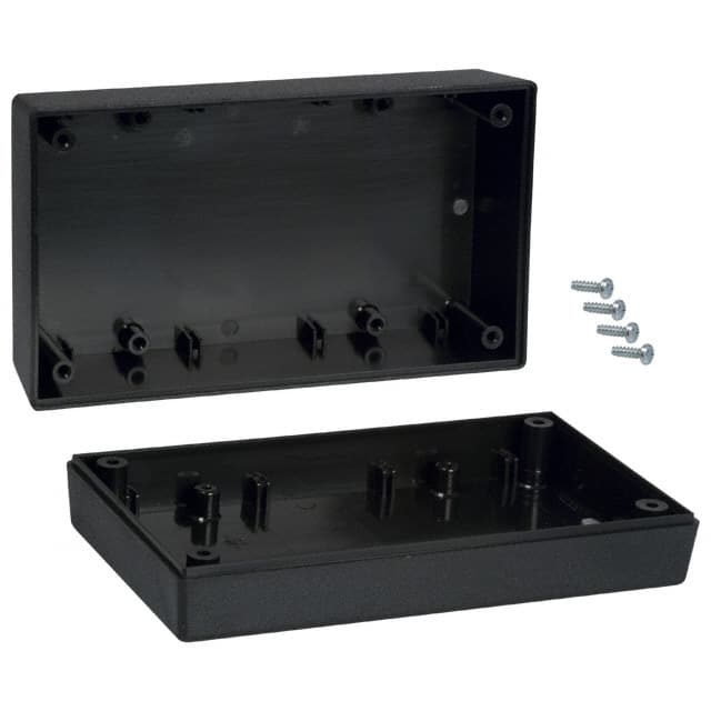 152,BK BOX ABS BLACK 5.620"L X 3.250"W