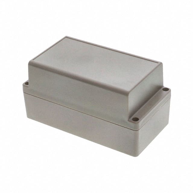 RP1185 BOX ABS GRAY 6.535"L X 3.394"W