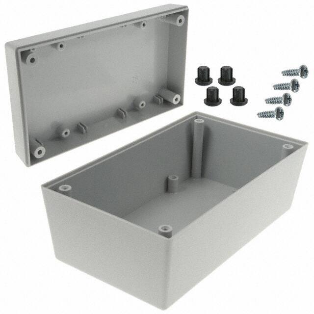 PT-11388-G BOX ABS GRAY 5.625"L X 3.250"W