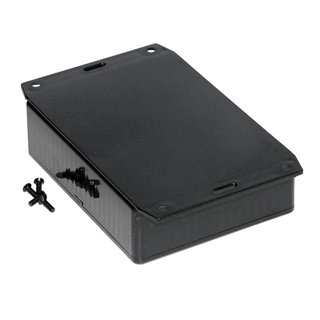 1591GF2BK BOX ABS BLACK 4.735"L X 3.685"W